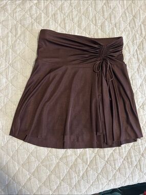 Free People flowy brown skirt
